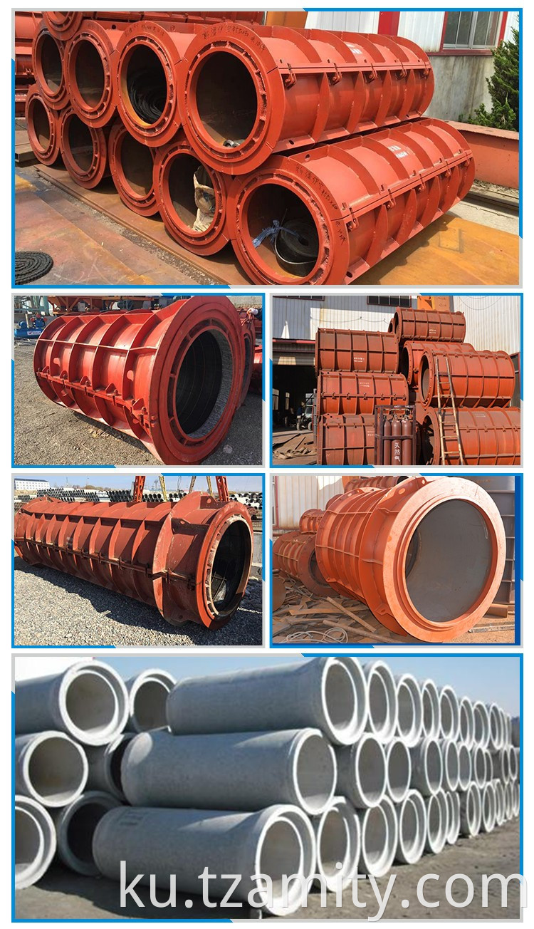 Cemlete Cement Pipe Steel Mold